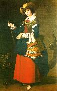 Francisco de Zurbaran st. agatha. oil painting reproduction